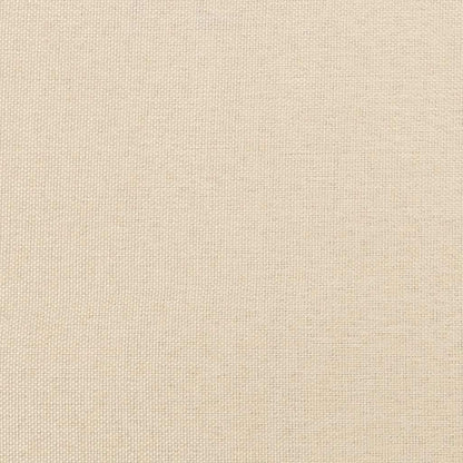 Boxspring Met Matras Stof Kleurig 120 x 190 cm Crème