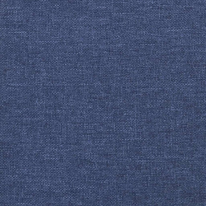 Boxspring met matras stof blauw 120x190 cm 120 x 190 cm Blauw