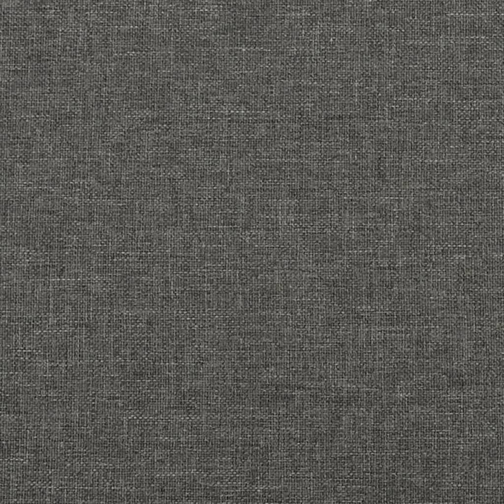 Boxspring met matras stof zwart 120x190 cm 120 x 190 cm Zwart