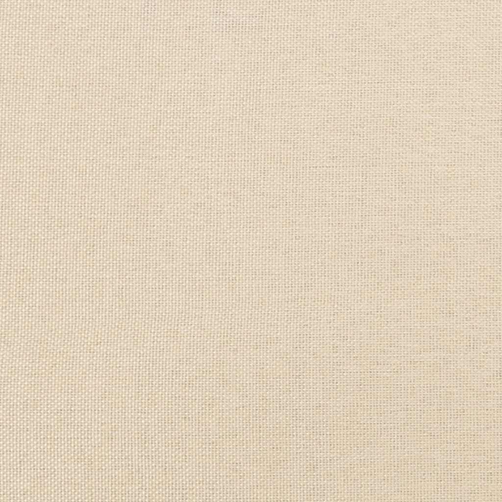 Boxspring Met Matras Stof Kleurig 120 x 190 cm Crème
