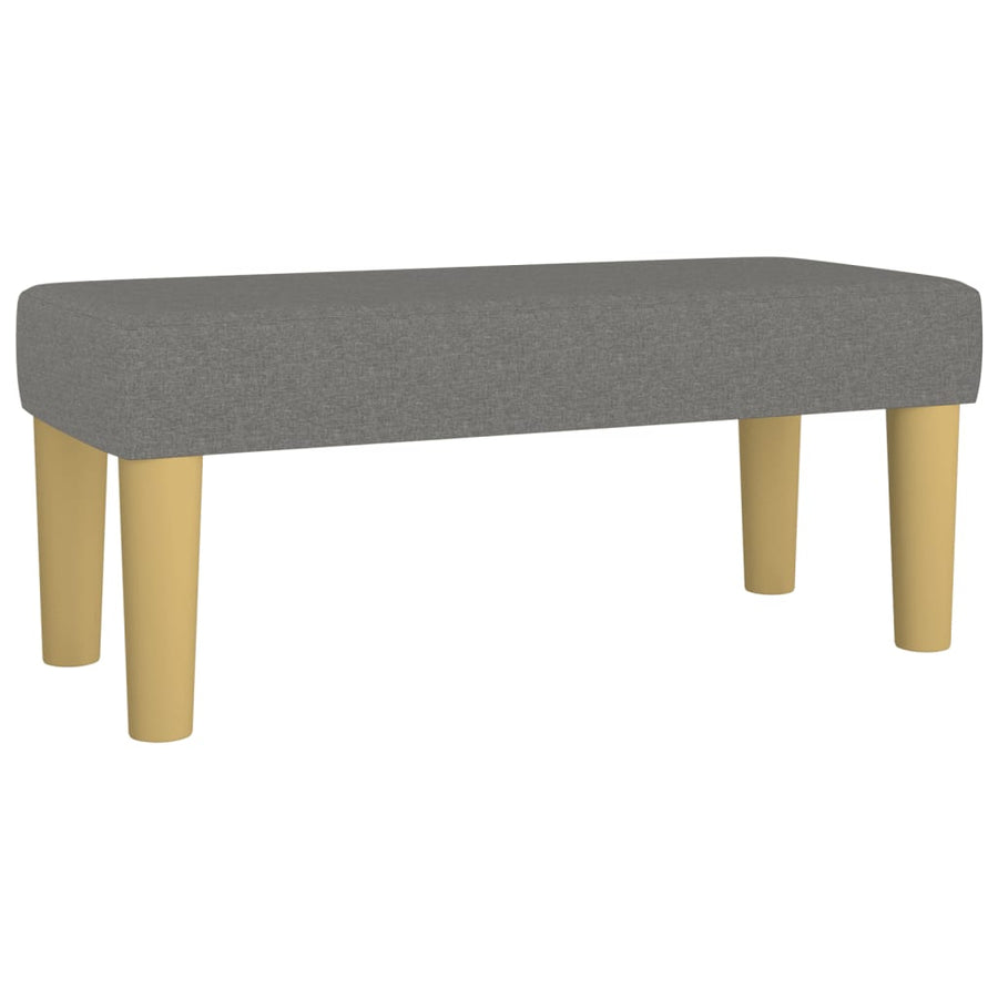 Boxspring met matras stof donkergrijs 120x190 cm 120 x 190 cm Donkergrijs