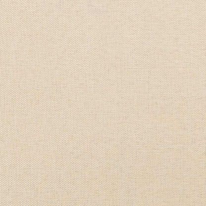 Boxspring Met Matras Stof Kleurig 120 x 190 cm Crème