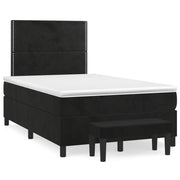 Boxspring bed 120x190 cm fluweel zwart