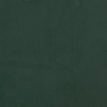 Boxspring met matras fluweel donkergroen 120x190 cm