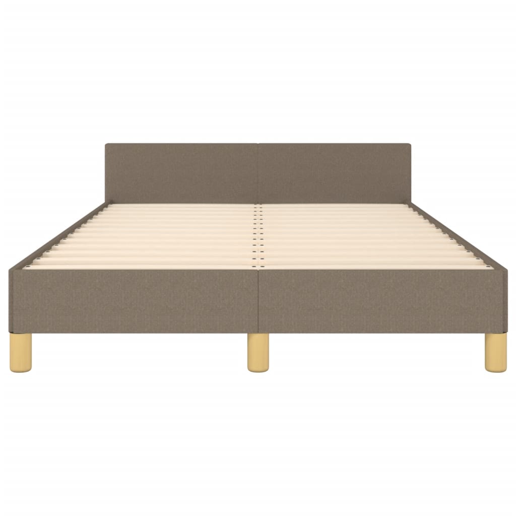 Bedframe zonder matras 120x190 cm stof taupe