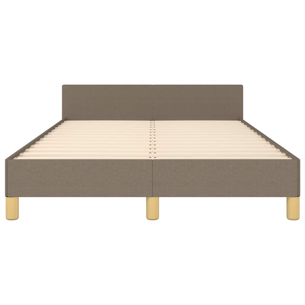 Bedframe Zonder Matras 120X190 Cm Stof Taupe