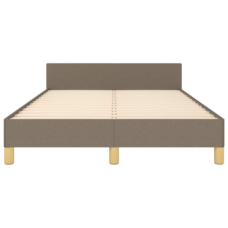Bedframe Zonder Matras 120X190 Cm Stof Taupe
