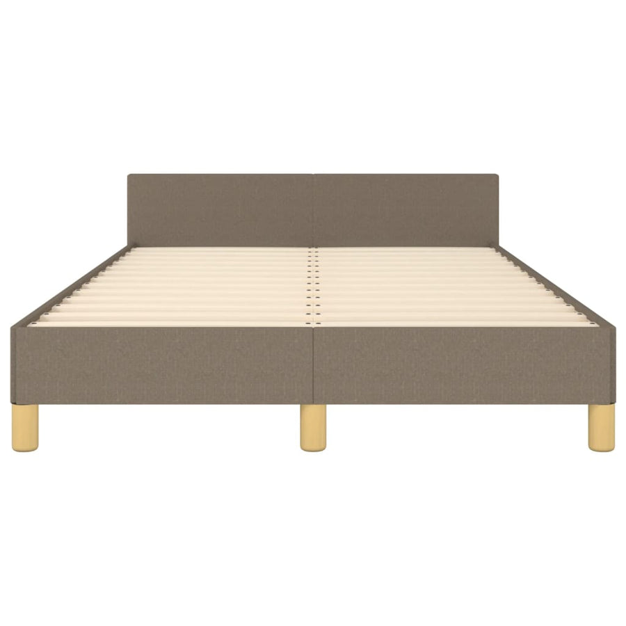 Bedframe Zonder Matras 120X190 Cm Stof Taupe