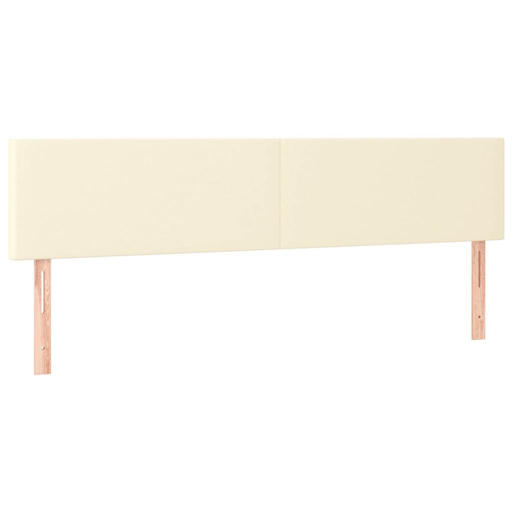 Bedframe zonder matras 120x190 cm kunstleer crème