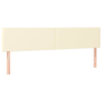 Bedframe zonder matras 120x190 cm kunstleer crème