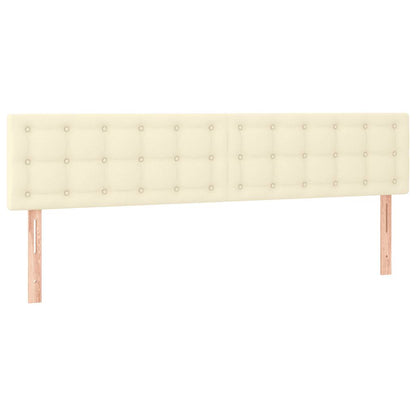 Bedframe zonder matras 120x190 cm kunstleer crème