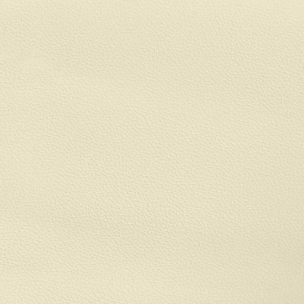 Bedframe zonder matras 120x190 cm kunstleer crème
