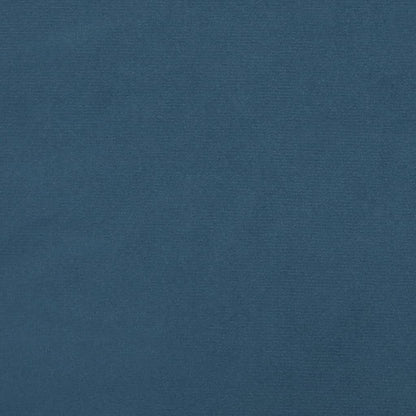 Bedframe met hoofdbord fluweel donkerblauw 120x190 cm