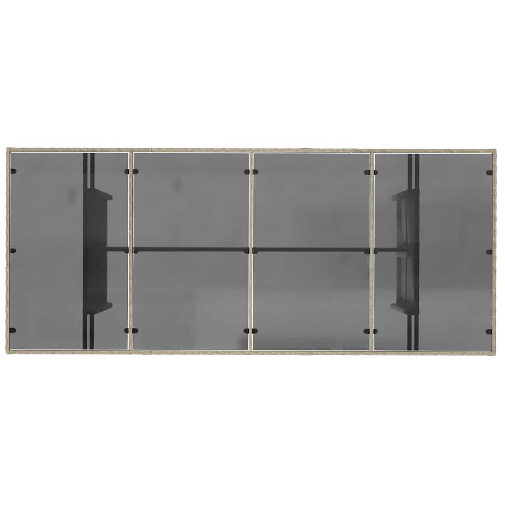 Eetkamerset 9 pcs Lichtgrijs 190 x 80 x 74 cm