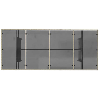 Eetkamerset 9 pcs Lichtgrijs 190 x 80 x 74 cm