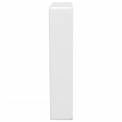 Wandbeugels Voor Wasbak 2 St Trapezium Staal Wit 15 x 40 cm
