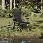 Visstoel inklapbaar groen 58x75x94-104 cm