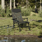 Visstoel inklapbaar camouflage 58x75x94-104 cm