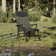 Visstoel inklapbaar camouflage 58x75x94-104 cm