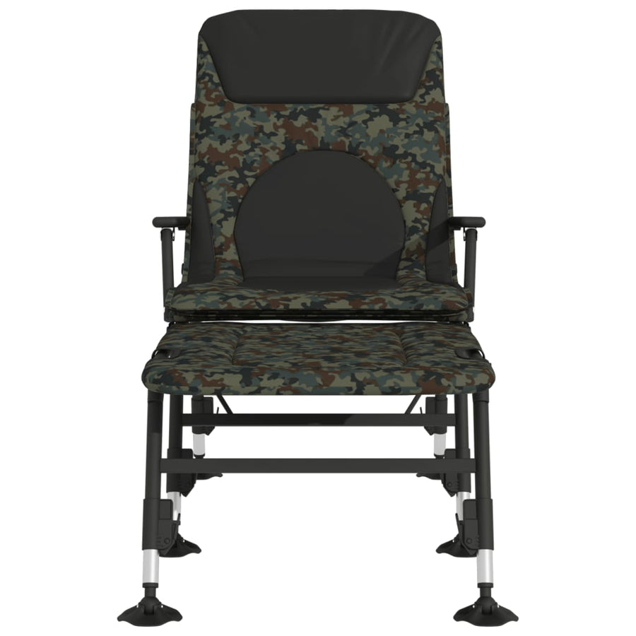 Visbed Met Verstelbare Modderpoten Inklapbaar Camouflage