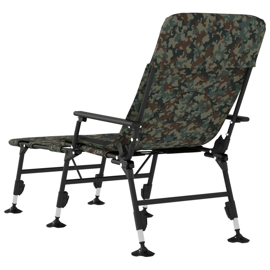 Visbed Met Verstelbare Modderpoten Inklapbaar Camouflage