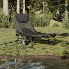 Visbed 196x75 cm inklapbaar camouflage
