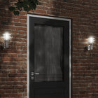 Outdoor wall lights 2 pcs stainless steel silver-coloured