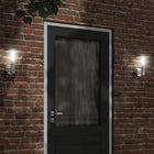 Buitenwandlamp roestvrij staal zilver 2 stuks