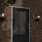 Outdoor wall light stainless steel black