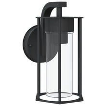 Buitenwandlamp roestvrij staal zwart