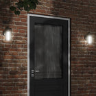 Outdoor wall light stainless steel black