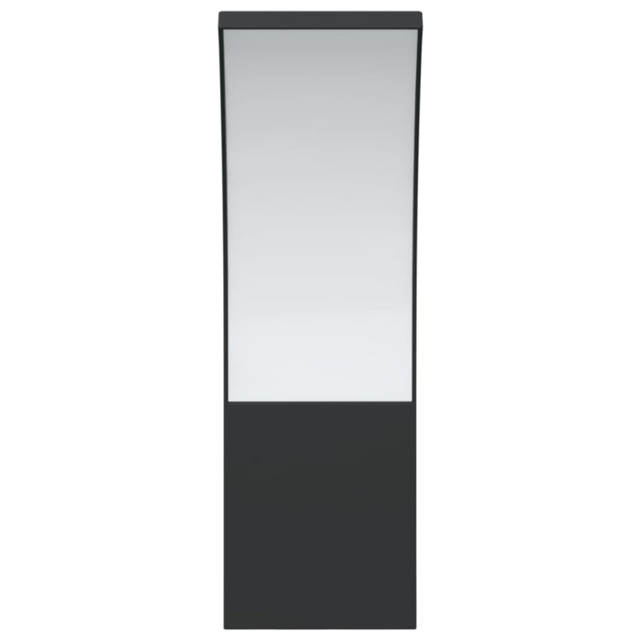 Buitenwandlampen 2 st LED gegoten aluminium zwart