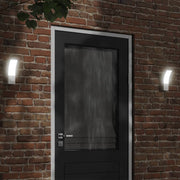 Buitenwandlamp LED gegoten aluminium wit 2 stuks