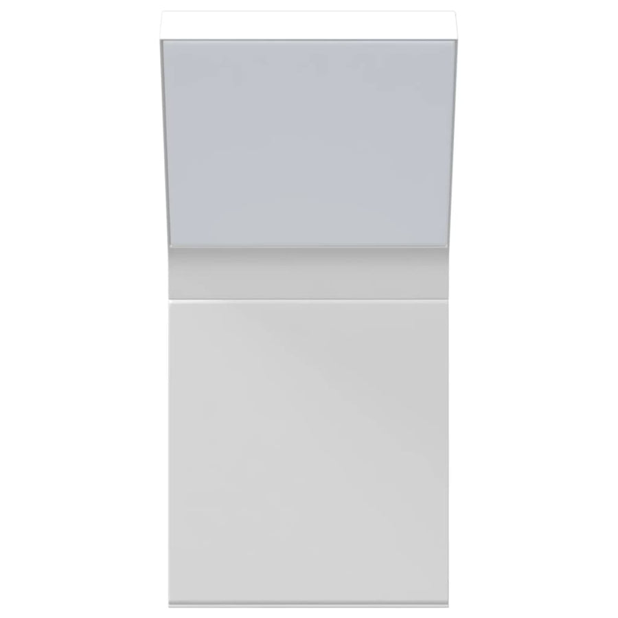 Buitenwandlampen 2 st LED gegoten aluminium wit