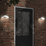 Buitenwandlamp LED gegoten aluminium zwart 2 stuks