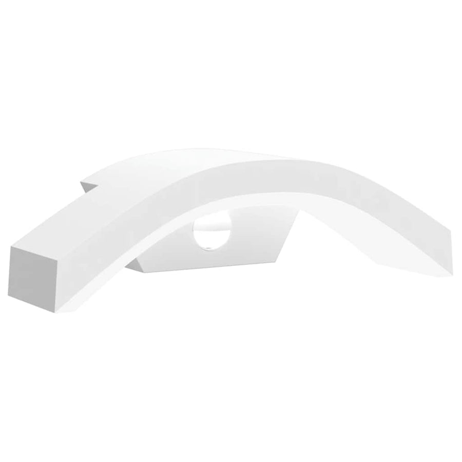 Buitenwandlamp Led Met Sensors Gegoten Aluminium Wit 1