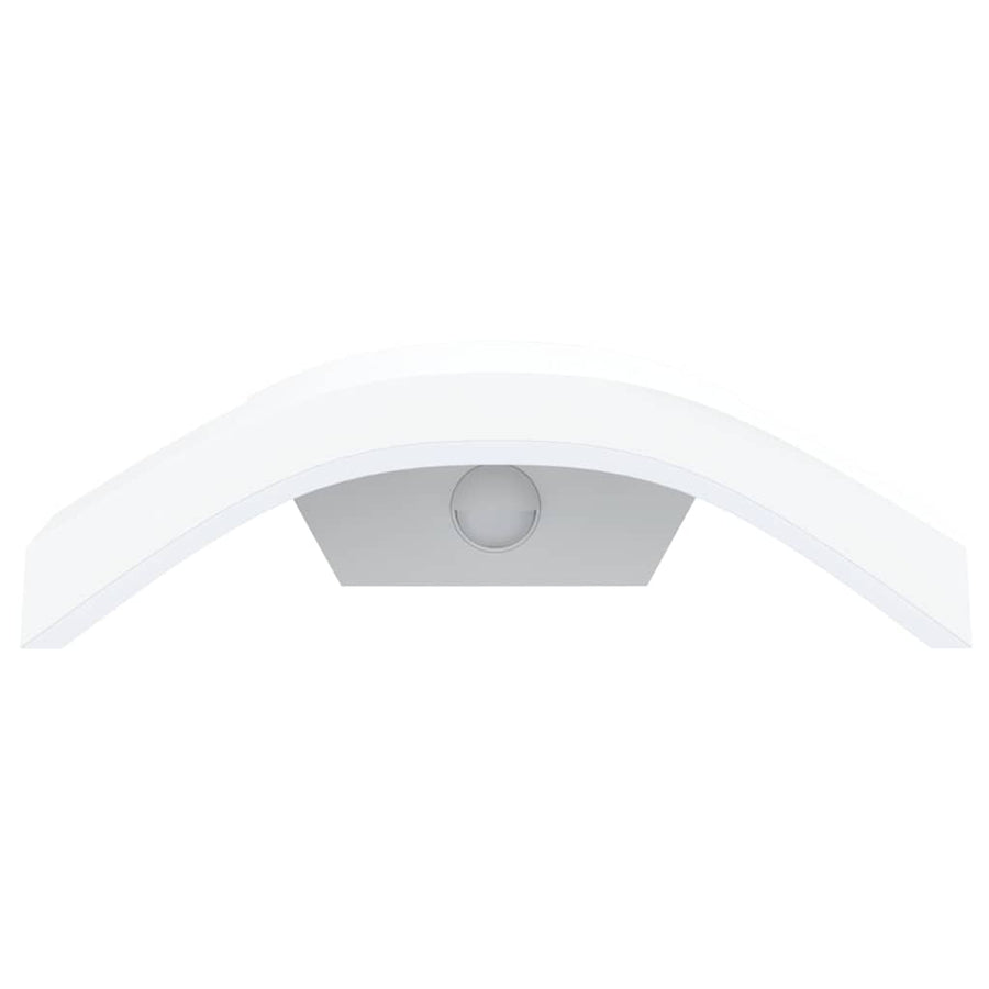 Buitenwandlamp Led Met Sensors Gegoten Aluminium Wit 1