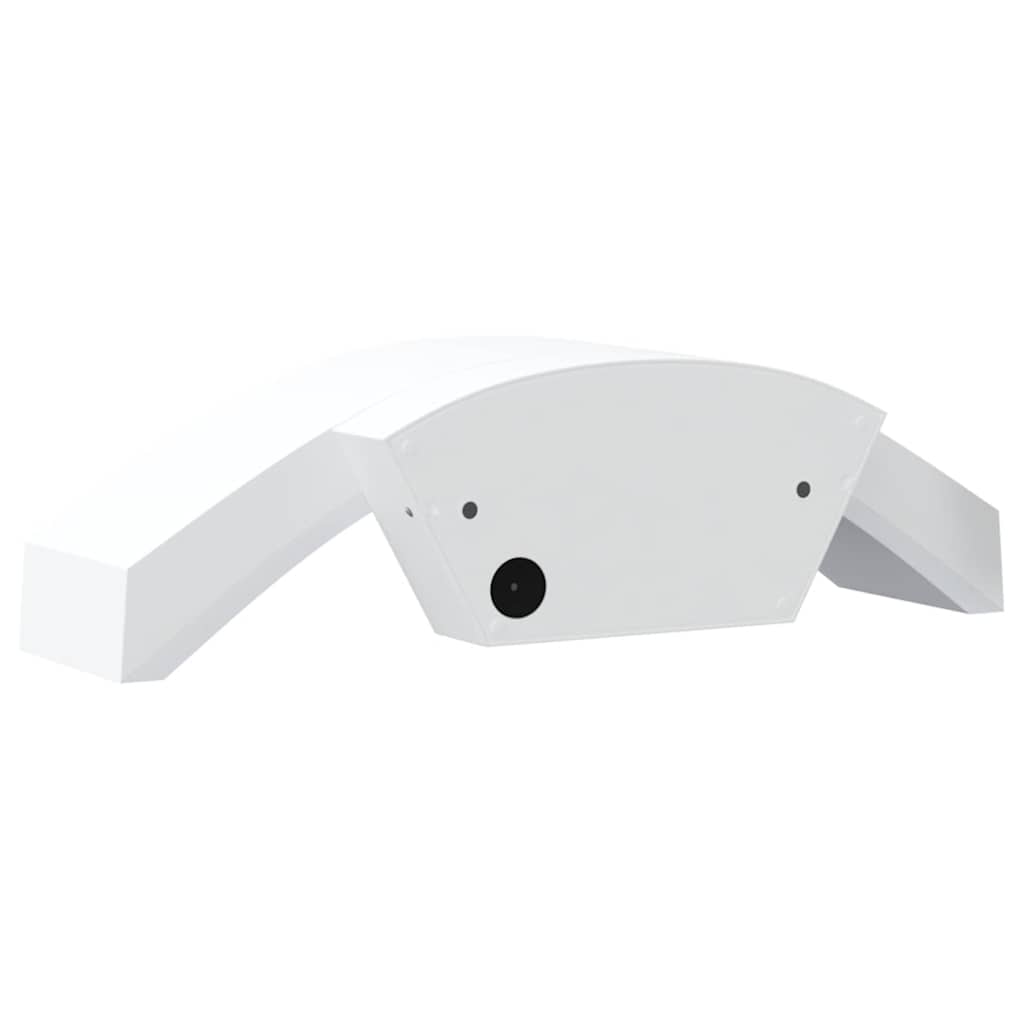 Buitenwandlamp Led Met Sensors Gegoten Aluminium Wit 1