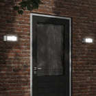 Outdoor wall lights 2 pcs stainless steel silver-coloured