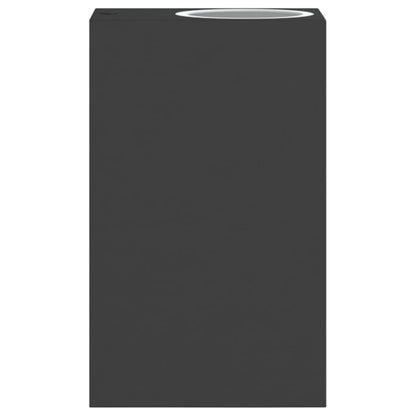 Buitenwandlampen 2 st gegoten aluminium zwart