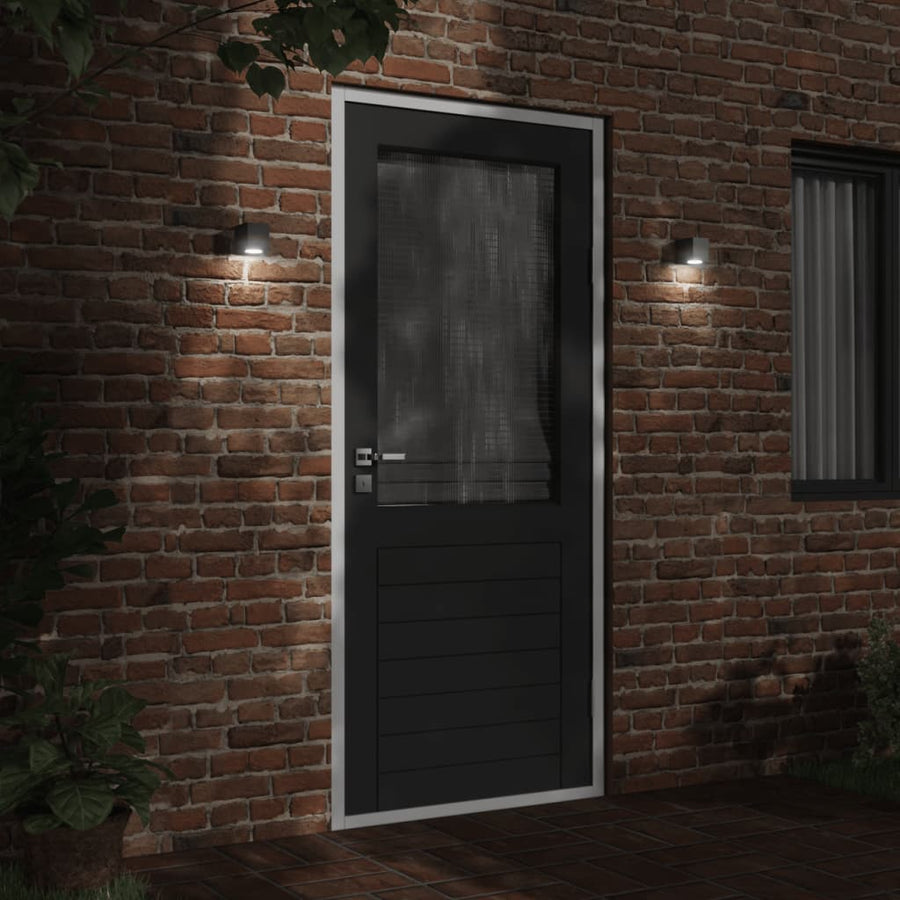 Buitenwandlampen Gegoten Aluminium Zwart 2