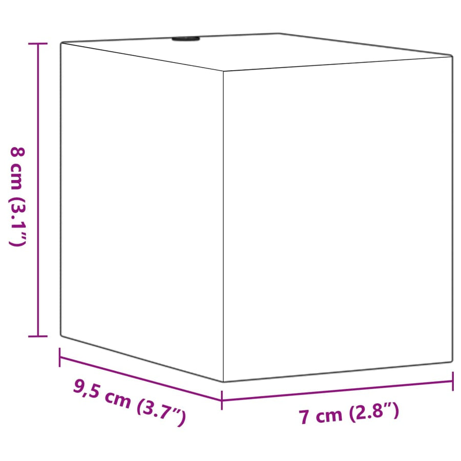 Buitenwandlampen Gegoten Aluminium Zwart 2