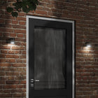 Outdoor wall light cast aluminum black