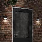 Outdoor wall light cast aluminum black