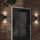 Outdoor wall light cast aluminum black