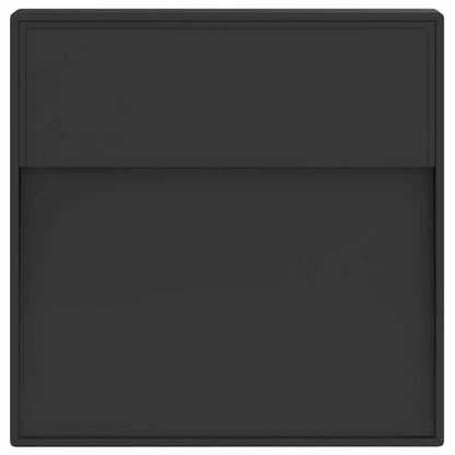 Buitenwandlamp Led Gegoten Aluminium Zwart Rechthoekig