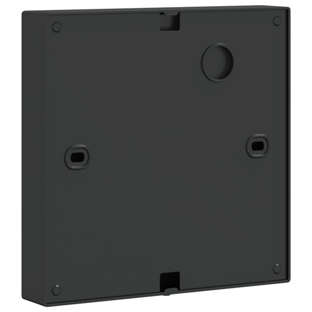 Buitenwandlamp Led Gegoten Aluminium Zwart Rechthoekig