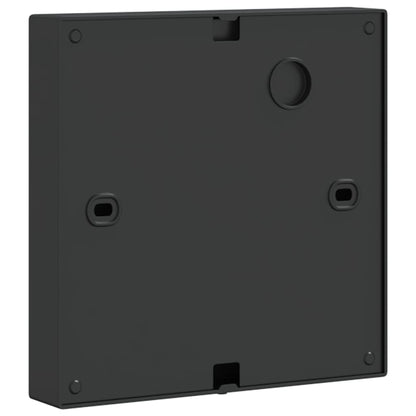 Buitenwandlamp Led Gegoten Aluminium Zwart Rechthoekig
