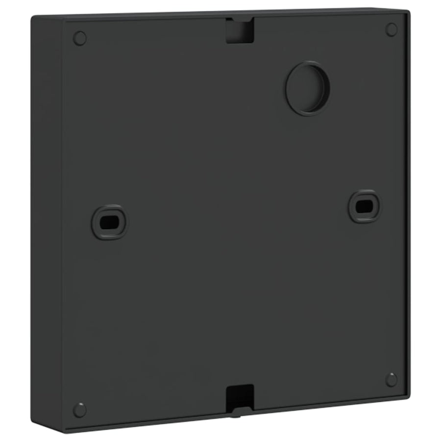 Buitenwandlamp Led Gegoten Aluminium Zwart Rechthoekig