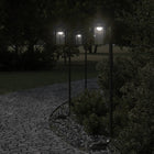 Buiten vloerlamp 100 cm roestvrij staal zwart